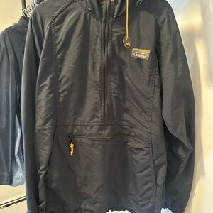 L.L. Bean Navy Windbreaker Anorak
